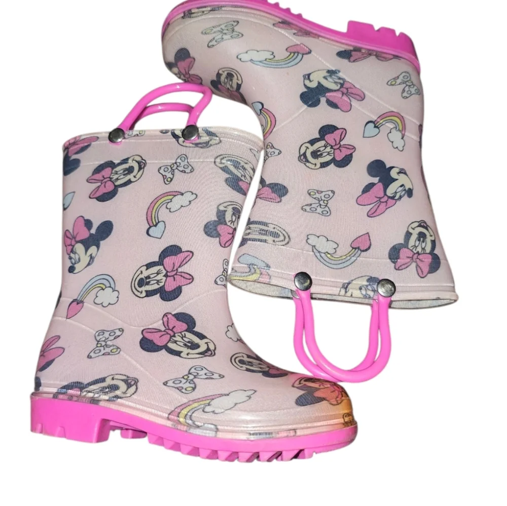 Kids Minnie Mouse Rain Boots